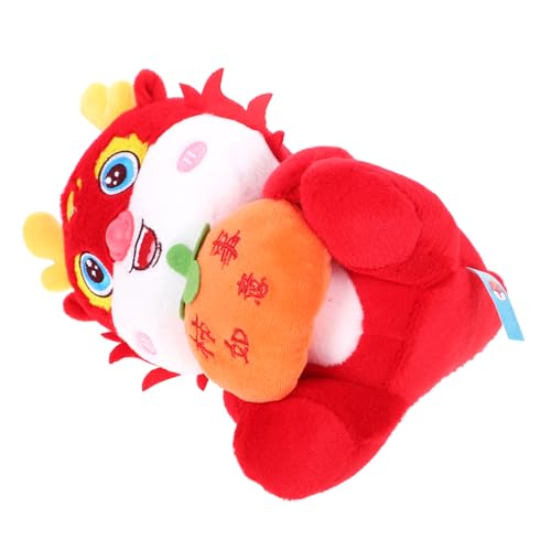 KONTONTY Chinesischer Stofftier Drache Plüschpuppe Leichtes Lebendiges Stofftier zum Chinesischen Neujahr Dekoratives für Familie und Freunde Tragbar für Auto Sofa und Zuhause KONTONTY Chinesischer Stofftier Drache Plüschpuppe Leichtes Lebendiges Stofftier zum Chinesischen Neujahr Dekoratives für Familie und Freunde Tragbar für Auto Sofa und Zuhause von KONTONTY