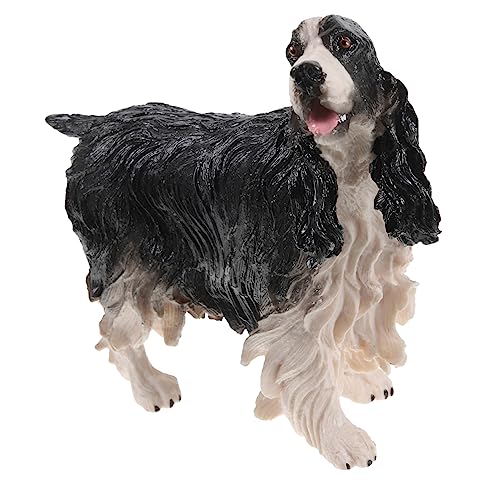 KONTONTY Cocker Spaniel Modell Hundestatue Lebensechter Hund Realistischer Hund Actionfigur Spielzeug Hundeornament Hundespielzeug Tiere Spielzeug Spielset Kleine Hundefiguren von KONTONTY