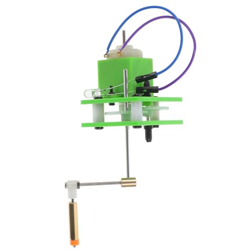 KONTONTY DIY Handkurbelgenerator für Tragbares Lernspielzeug für Wissenschaftsexperimente Kreativität und Problemlösungsfähigkeiten für Junge von KONTONTY