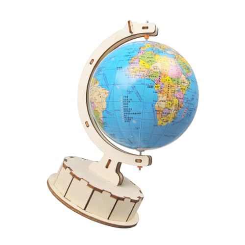 KONTONTY DIY Holz Bastelset für Pädagogisches Lernspielzeug zur Geografie Stärkt Hand Auge Koordination und Kreativität für Unterricht und Zuhause Langlebiges Material für Nachhaltigen Spaß von KONTONTY