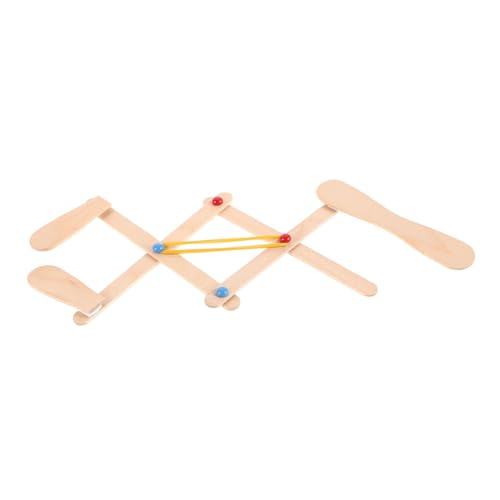 KONTONTY Mechanischer Arm Modellbausatz für Kinder Selbstgemacht Holzspielzeug Präzise Mechanik Fördert Kreativität Ingenieurtechnisches Lernspielzeug für Wissenschaft und Technik von KONTONTY