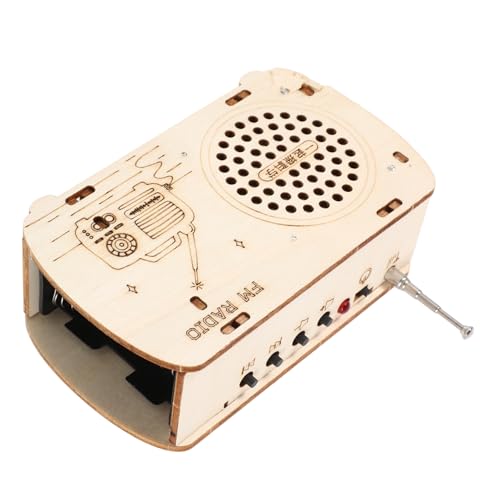 KONTONTY DIY Holzradio Bausatz für Pädagogisches Wissenschaftsspielzeug für Experimente und Kreatives Lernen für Neugierige Junge von KONTONTY