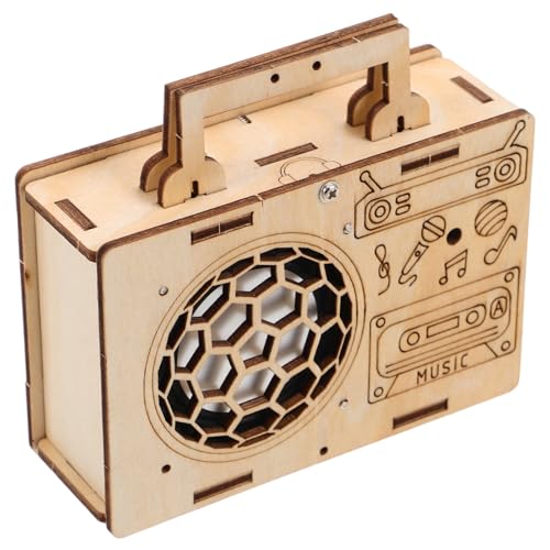 KONTONTY Holzradio Bausatz Zum Selbermachen Experimentierkasten Für Naturwissenschaften Wissenschaftsbausatz Für Kinder Mint-kreativitätsspielzeug KONTONTY Holzradio Bausatz Zum Selbermachen Experimentierkasten Für Naturwissenschaften Wissenschaftsbausatz Für Kinder Mint-kreativitätsspielzeug von KONTONTY