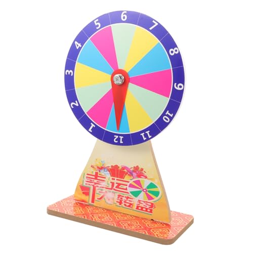 KONTONTY DIY Spielrad Drehbares Tischspielrad für Partys und Spiele Multifunktionales Marker für Verlosungen und Tombola für Veranstaltungen KONTONTY DIY Spielrad Drehbares Tischspielrad für Partys und Spiele Multifunktionales Marker für Verlosungen und Tombola für Veranstaltungen von KONTONTY