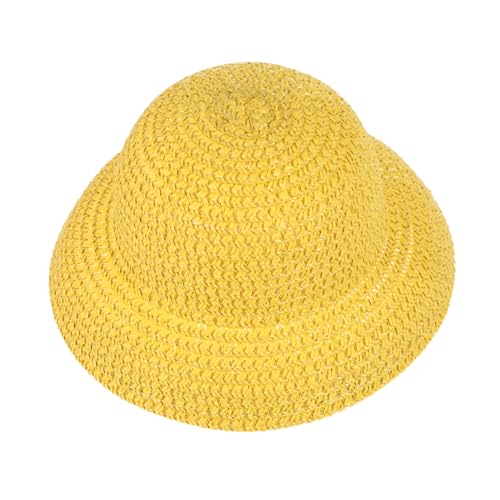 KONTONTY DIY Strohhut für Puppen Handgefertigter Bastelhut aus Natürlichem Stroh für Kostümzubehör Dekoration und DIY Projekte KONTONTY DIY Strohhut für Puppen Handgefertigter Bastelhut aus Natürlichem Stroh für Kostümzubehör Dekoration und DIY Projekte von KONTONTY