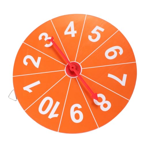 KONTONTY DIY für Preise Rotierendes Wheel für Partys und Bildung Orange mit Roten Zahlen Vielseitiges für Interaktive Unterhaltung KONTONTY DIY für Preise Rotierendes Wheel für Partys und Bildung Orange mit Roten Zahlen Vielseitiges für Interaktive Unterhaltung von KONTONTY