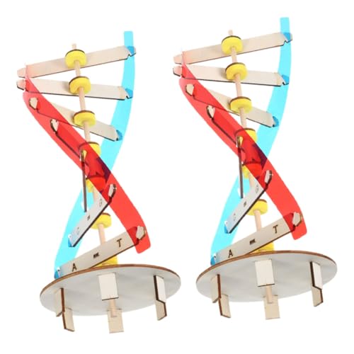 KONTONTY 2er-Set DIY-DNA-Modell-kit Doppelhelix-strukturmodell Für Wissenschaftliche Experimente Für Biologieunterricht Und Mint-Lernen Wissenschaftsspielzeug Für Lehrer KONTONTY 2er-Set DIY-DNA-Modell-kit Doppelhelix-strukturmodell Für Wissenschaftliche Experimente Für Biologieunterricht Und Mint-Lernen Wissenschaftsspielzeug Für Lehrer von KONTONTY