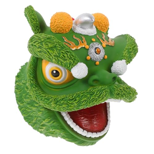 KONTONTY Dancing Lion Hand Puppet aus Weichem Material Chinesische Tierhandpuppe für Frühe Bildung für Geschichtenerzählen und Rollenspiele Grün KONTONTY Dancing Lion Hand Puppet aus Weichem Material Chinesische Tierhandpuppe für Frühe Bildung für Geschichtenerzählen und Rollenspiele Grün von KONTONTY