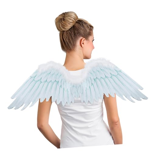 KONTONTY Dekorative Große Engelsflügel für Halloween und Cosplay Weiße Performance Flügel Requisite für Kostümparty Karneval Maskerade und Festliche Anlässe KONTONTY Dekorative Große Engelsflügel für Halloween und Cosplay Weiße Performance Flügel Requisite für Kostümparty Karneval Maskerade und Festliche Anlässe von KONTONTY