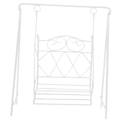 KONTONTY Dekorative Mini Schaukel für Puppenhäuser Kleine Schaukel für Garten und Mini Deko Sicher und Kinderfreundlich Stilvolles Design für Lebendige KONTONTY Dekorative Mini Schaukel für Puppenhäuser Kleine Schaukel für Garten und Mini Deko Sicher und Kinderfreundlich Stilvolles Design für Lebendige von KONTONTY