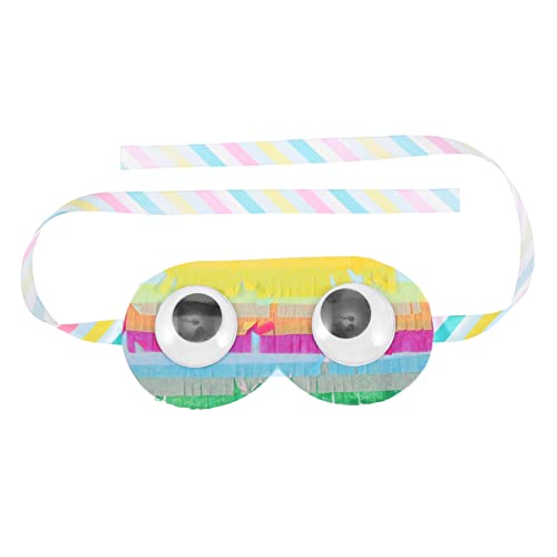 KONTONTY Dekorative Spiel Augenbinde für Pinata Spiel Kindergeburtstag Leichtes Einfaches Design Praktische Augenklappe für Pinata Spiele Partyspaß KONTONTY Dekorative Spiel Augenbinde für Pinata Spiel Kindergeburtstag Leichtes Einfaches Design Praktische Augenklappe für Pinata Spiele Partyspaß von KONTONTY