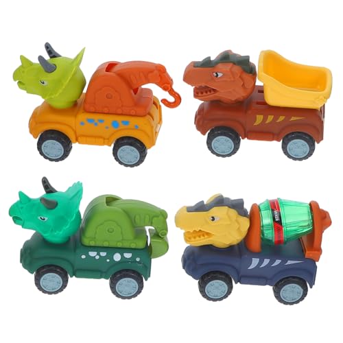 KONTONTY Dinosaurier Auto Set Teiliges Engineering Fahrzeug Set mit und Triceratops Bewegliche Spielzeuge für Batteriefrei für Spiel und Spaß Unterwegs KONTONTY Dinosaurier Auto Set Teiliges Engineering Fahrzeug Set mit und Triceratops Bewegliche Spielzeuge für Batteriefrei für Spiel und Spaß Unterwegs von KONTONTY