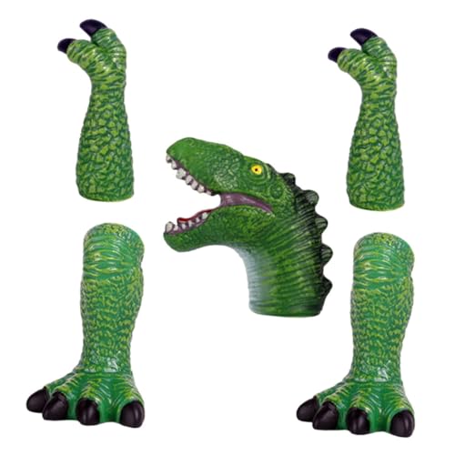 KONTONTY Dinosaurier Fingerpuppen Set aus Flexiblem Vinyl Liebevoll Verarbeitetes Handspielzeug für Interaktives Lernspielzeug für Jungen und Mädchen für Geburtstage und Halloween KONTONTY Dinosaurier Fingerpuppen Set aus Flexiblem Vinyl Liebevoll Verarbeitetes Handspielzeug für Interaktives Lernspielzeug für Jungen und Mädchen für Geburtstage und Halloween von KONTONTY