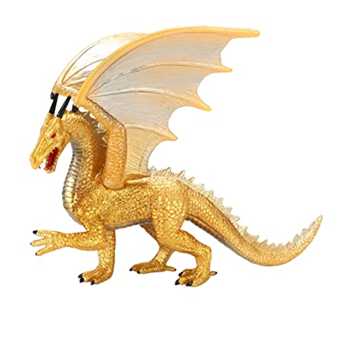 KONTONTY Dinosaurier-Modell Dinosaurier- Dinosaurier-geburtstagsdekoration Dinosaurier Für Jungen Tortendeko Einschulung Dinosaurier-Ornament Für Golden von KONTONTY