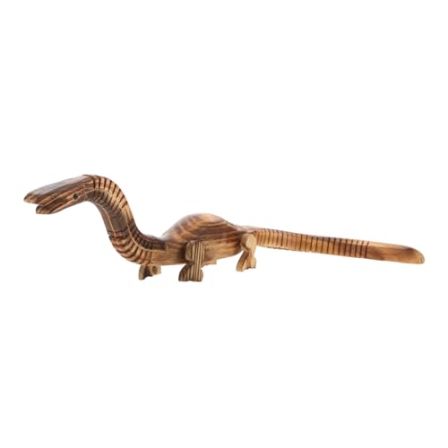 KONTONTY Dinosaurier-Modell Miniatur-Dinosaurier Mini-Spielzeugfiguren Tiermodell- Realistische Dinosaurierspielzeug Modellspielzeug Tierstatue hölzern Light Brown von KONTONTY