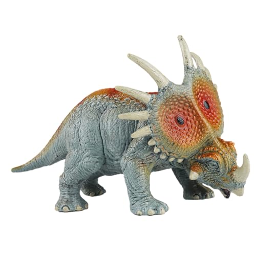 KONTONTY Dinosaurier Modellfigur Realistisches Simulationsspielzeug aus Kunststoff für Schlafzimmer und Gartendekoration Blauer Stacheldinosaurier Lernspielzeug und Dekoobjekt von KONTONTY