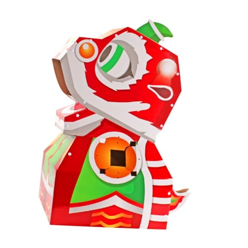 KONTONTY Diy Tragbares Spielset Für Kleinkinder Kinderkostüm Aus Pappe Löwenkostüm Für Kleinkinder Tragbares Kleinkindkostüm Tragbares Diy- Colorful Karton KONTONTY Diy Tragbares Spielset Für Kleinkinder Kinderkostüm Aus Pappe Löwenkostüm Für Kleinkinder Tragbares Kleinkindkostüm Tragbares Diy- Colorful Karton von KONTONTY
