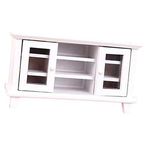 KONTONTY Doll House Möbel Mini House Tv -Schrank Miniatur Holz Fernseher Lagerschrank KONTONTY Doll House Möbel Mini House Tv -Schrank Miniatur Holz Fernseher Lagerschrank von KONTONTY