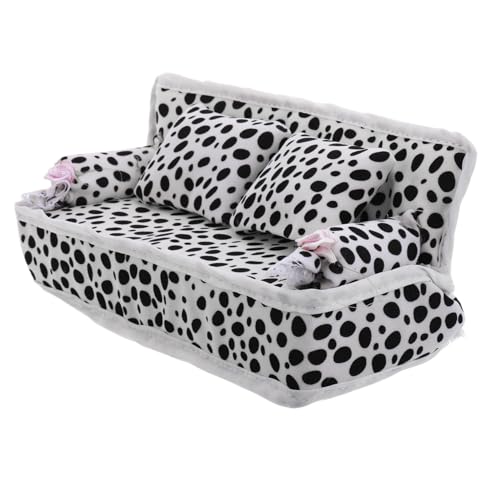 KONTONTY Dollhouse Mini Sofa mit Kissen Realistische Couch für Puppenhaus Wohnzimmer Dekoration für DIY Szenen Kompakt und Tragbar für Kleine Räume KONTONTY Dollhouse Mini Sofa mit Kissen Realistische Couch für Puppenhaus Wohnzimmer Dekoration für DIY Szenen Kompakt und Tragbar für Kleine Räume von KONTONTY