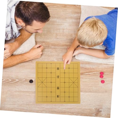 KONTONTY Doppelseitiges Holzschachbrett für Chinesisches Schach und Gobang Stabiles Glattes Design Praktisches Vielseitiges Spielbrett für Familie und Freizeit Hochwertiges Dichteholz KONTONTY Doppelseitiges Holzschachbrett für Chinesisches Schach und Gobang Stabiles Glattes Design Praktisches Vielseitiges Spielbrett für Familie und Freizeit Hochwertiges Dichteholz von KONTONTY