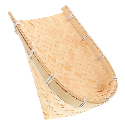 KONTONTY Dustpan Magische Requisiten Zauberer Bühnenrequisiten Clown-Zauberer-zubehör Gefälligkeiten Für Weihnachtsfeiern Halloween-partygeschenke Geburtstagsfeierdekorationen Bambus von KONTONTY