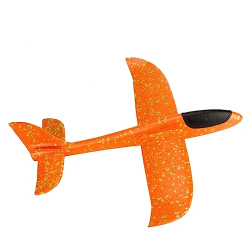 KONTONTY EPP Schaumflugzeug Modell Handwurfs Glider Für Bunte Fliegende Flugzeuge Orange Ideal Für Draußen Und Zur Beschäftigung Von Jungen Und ädchen von KONTONTY