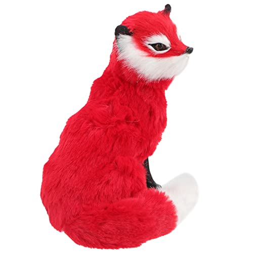 KONTONTY Echtes Plüschtier Niedliches Kuscheltier Handgefertigte Tierfigur Dekorative Skulptur für Kinderzimmer für Wohnungseinrichtung KONTONTY Echtes Plüschtier Niedliches Kuscheltier Handgefertigte Tierfigur Dekorative Skulptur für Kinderzimmer für Wohnungseinrichtung von KONTONTY