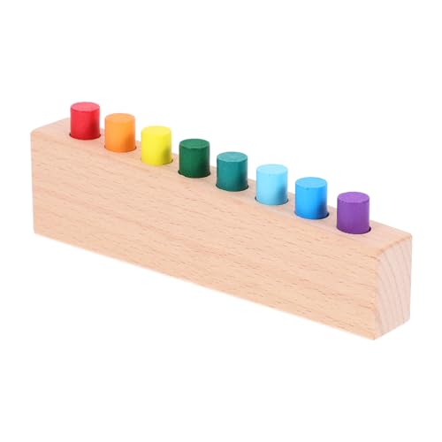 KONTONTY Holzspielzeug-Set – Montessori-zylinderpuzzle Pädagogisches Kinderspielzeug Für Kleinkinder Sensorisches Spielen Und Feinmotorik von KONTONTY