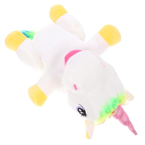 KONTONTY Einhorn Handpuppe Für Interaktive Geschichtenerzählspielzeug Kreative Handpuppe Aus Weichem Fantasie Und Sprachfähigkeiten von KONTONTY