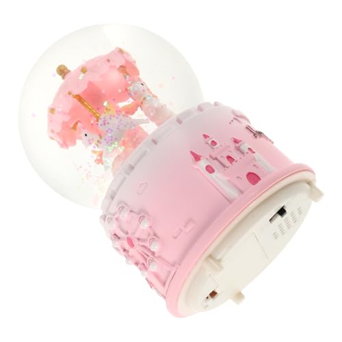 KONTONTY Einhorn Schneekugel Musikbox für Lichtern Handbetriebene Spieluhr mit Interaktivem Schneeeffekt Eleganter Kristallkugel und Melodischen für Kinderzimmerdekoration KONTONTY Einhorn Schneekugel Musikbox für Lichtern Handbetriebene Spieluhr mit Interaktivem Schneeeffekt Eleganter Kristallkugel und Melodischen für Kinderzimmerdekoration von KONTONTY