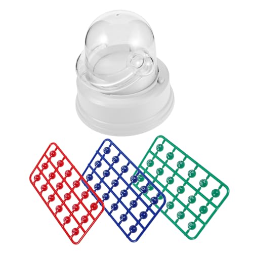 KONTONTY Elektrische Mini Lotto Maschine Tragbares Party Bingo Spiel Farbigen Kugeln Realistisches Shake-Design Leichtes Lotteriegerät für Geburtstagsfeiern und Familienunterhaltung von KONTONTY