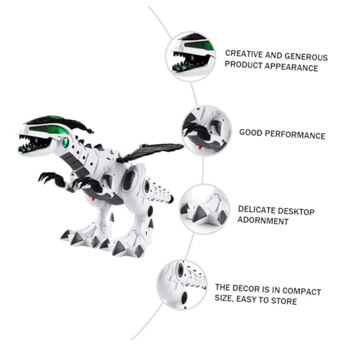 KONTONTY Elektrischer Dinosaurier mit Nebelspray Mechanischer Roboter Dino Großes Dekoratives Sammlerstück für Kinderzimmer und Dinosaurierliebhaber KONTONTY Elektrischer Dinosaurier mit Nebelspray Mechanischer Roboter Dino Großes Dekoratives Sammlerstück für Kinderzimmer und Dinosaurierliebhaber von KONTONTY