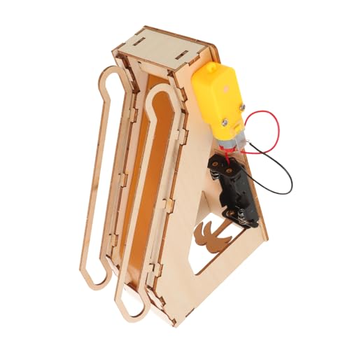 KONTONTY Holz Rolltreppen-Puzzles DIY Modellbau-Spielzeug Elektrische Rolltreppe Bastelset Pädagogisches Stem-wissenschafts-Experiment-kit Für Junge Mädchen KONTONTY Holz Rolltreppen-Puzzles DIY Modellbau-Spielzeug Elektrische Rolltreppe Bastelset Pädagogisches Stem-wissenschafts-Experiment-kit Für Junge Mädchen von KONTONTY