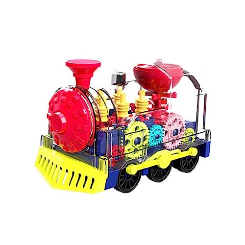 KONTONTY Elektrisches Zugspielzeug für Simuliertes Modell mit Drehung Licht und Sound für Jungen und Fördert die Eltern Junge Mädchen Bindung Langlebig und Sicher KONTONTY Elektrisches Zugspielzeug für Simuliertes Modell mit Drehung Licht und Sound für Jungen und Fördert die Eltern Junge Mädchen Bindung Langlebig und Sicher von KONTONTY