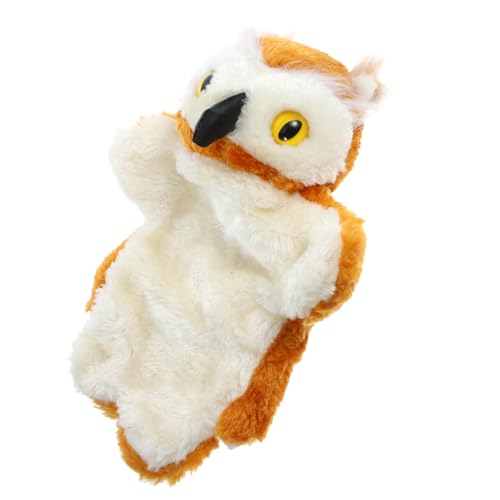 KONTONTY Eulenpuppe Knuddelig Marionette Ausgestopft Kuscheltier Eule Handpuppe Interaktives Simulation Tiermodell Handpuppe Für Rollenspiel Handpuppe Plüsch Brown KONTONTY Eulenpuppe Knuddelig Marionette Ausgestopft Kuscheltier Eule Handpuppe Interaktives Simulation Tiermodell Handpuppe Für Rollenspiel Handpuppe Plüsch Brown von KONTONTY