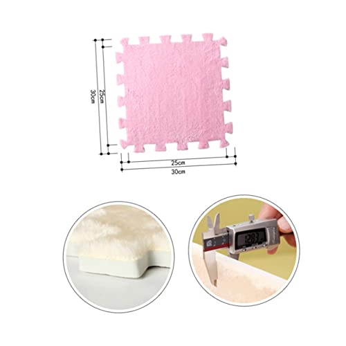 KONTONTY Krabbelmatte für Kleinkinder Eva-Puzzle-Fliesen Spielmatte für Kinder Bodenmatte für Kleinkinder rutschfest geräuschreduzierend hohe Dichte Rosa KONTONTY Krabbelmatte für Kleinkinder Eva-Puzzle-Fliesen Spielmatte für Kinder Bodenmatte für Kleinkinder rutschfest geräuschreduzierend hohe Dichte Rosa von KONTONTY