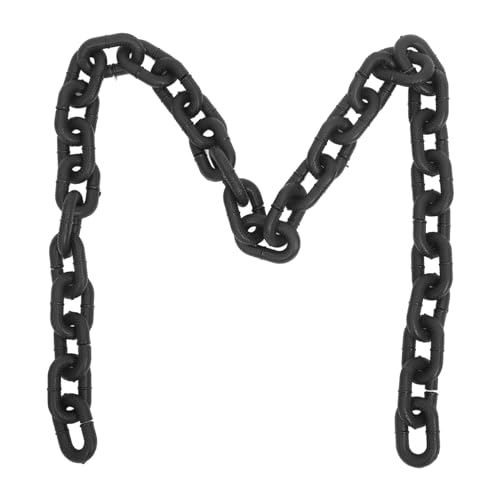 KONTONTY Fake Chain Halloween Dekoration Realistische Kunststoffkette für Haustiere für Halloween Strapazierfähiges Material Spaß für Katzen von KONTONTY