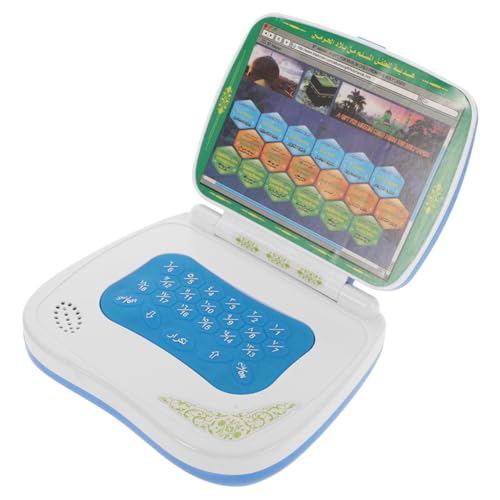 KONTONTY Faltbare Lernmaschine Elektronisches Babybuch Kindersprachenlernmaschine Lerncomputer Für Früherziehungsspielzeug Tablet Laptop Für Laptop Kunststoff Blau KONTONTY Faltbare Lernmaschine Elektronisches Babybuch Kindersprachenlernmaschine Lerncomputer Für Früherziehungsspielzeug Tablet Laptop Für Laptop Kunststoff Blau von KONTONTY