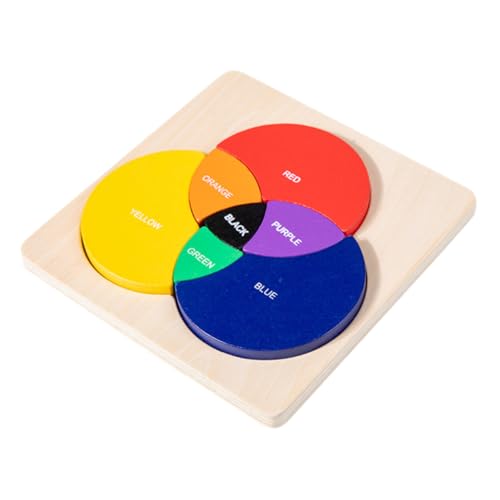 KONTONTY Farbenfrohes Montessori Lernspielzeug für Kleinkinder Holzpuzzle zur Farberkennung und Kreativen Spielweise Fördert Kognitive Fähigkeiten und Hand Augen Koordination KONTONTY Farbenfrohes Montessori Lernspielzeug für Kleinkinder Holzpuzzle zur Farberkennung und Kreativen Spielweise Fördert Kognitive Fähigkeiten und Hand Augen Koordination von KONTONTY