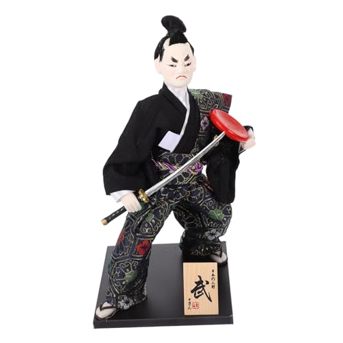 KONTONTY Handgemachte Samurai-Puppe Japanische Samurai-Figur Statue Für Zuhause Büro Dekoration von KONTONTY