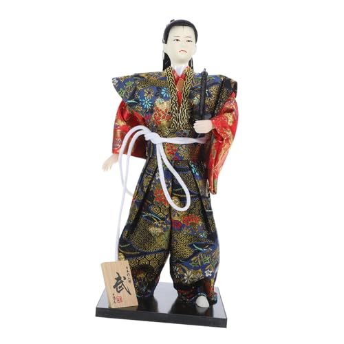 KONTONTY Japanische -Figur -Puppe Für Den Schreibtisch Ninja-Puppe Heimdekoration Traditionelles Handwerk -heimornament Kulturelle Kunst von KONTONTY