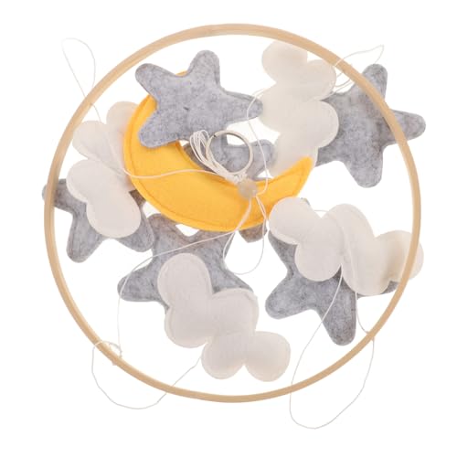 KONTONTY Filz Ornamente Babybett Kinderwagen Kinderbett Elefanten Für Kinderzimmer Montessori Mobile Autositz Mobile Für Kinderbett Junge Handgefertigt Bären Mobile KONTONTY Filz Ornamente Babybett Kinderwagen Kinderbett Elefanten Für Kinderzimmer Montessori Mobile Autositz Mobile Für Kinderbett Junge Handgefertigt Bären Mobile von KONTONTY