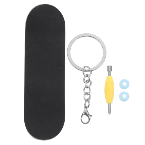 KONTONTY Fingerspitzen-Skateboard Taschenfüller Fingersport Füller für Geburtstagsfeiergeschenke Mini-Skateboard- praktisches Fingerspielzeug Spielspielzeug Ahorn Khaki von KONTONTY
