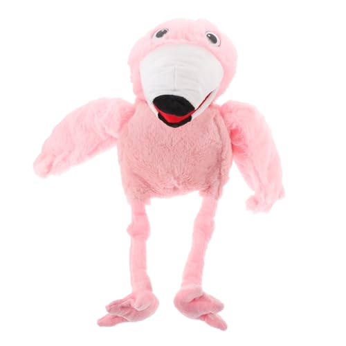 KONTONTY Flamingo Handpuppe aus Plüsch Interaktives Eltern für Kreatives Puppenspiel für Geschichtenerzählen und Rollenspiele Waschbar und Langlebig KONTONTY Flamingo Handpuppe aus Plüsch Interaktives Eltern für Kreatives Puppenspiel für Geschichtenerzählen und Rollenspiele Waschbar und Langlebig von KONTONTY