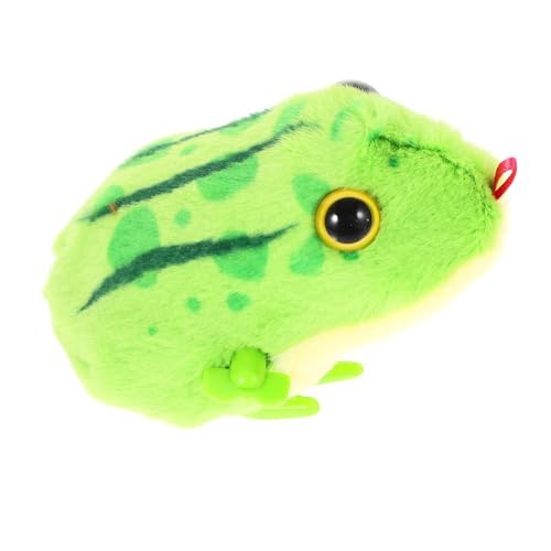 KONTONTY Aufziehspielzeug Frosch Für Kinder Kreatives Aufziehspielzeug Uhrwerkspielzeug Mit Springeffekt Hautfreundliches Material Belohnung Für Babys von KONTONTY