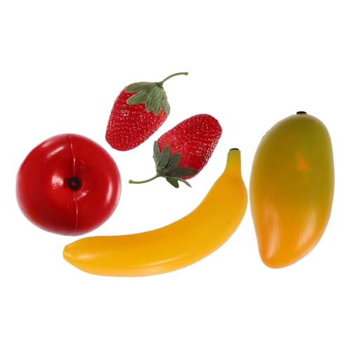 KONTONTY Frucht Perkussionsinstrumente Teiliges für Bestehend aus Apfel Banane Mango und Erdbeeren Musikalisches Lernspielzeug aus Sicherem für Frühe Musikalische KONTONTY Frucht Perkussionsinstrumente Teiliges für Bestehend aus Apfel Banane Mango und Erdbeeren Musikalisches Lernspielzeug aus Sicherem für Frühe Musikalische von KONTONTY