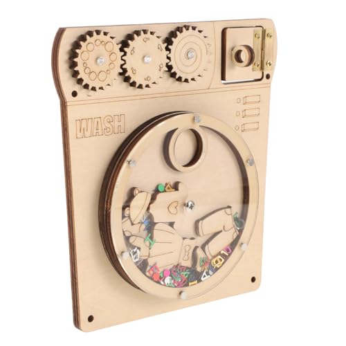 KONTONTY Frühkindliche Bildung Lernspielzeug Kleinkinder Beschäftigt Aktivität Babys Puzzle Pädagogisches Kind Motor Board Frühe Bildung Spiel Waschmaschine Khaki Holz KONTONTY Frühkindliche Bildung Lernspielzeug Kleinkinder Beschäftigt Aktivität Babys Puzzle Pädagogisches Kind Motor Board Frühe Bildung Spiel Waschmaschine Khaki Holz von KONTONTY