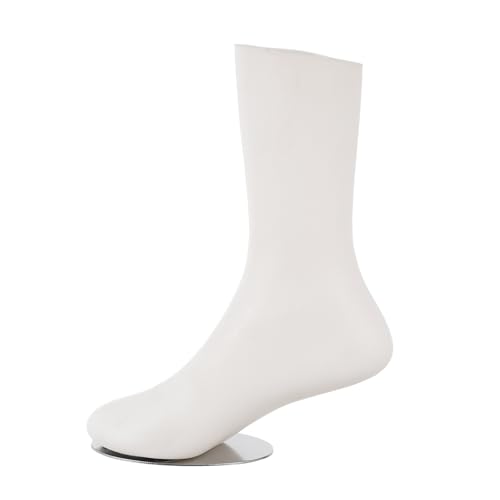 KONTONTY Fußmodell Strapazierfähigem Kunststoff mit Magnet Realistisches Design Stabile Sockenhalter für Kindersocken Display für Babysocken Präsentation und Fotografie von KONTONTY