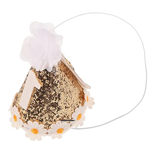 KONTONTY Hut Zum 1. Geburtstag Für Mädchen Partyhut Für Kinder Zahl 1 Einzigartige Foto-requisite Blumendekoration KONTONTY Hut Zum 1. Geburtstag Für Mädchen Partyhut Für Kinder Zahl 1 Einzigartige Foto-requisite Blumendekoration von KONTONTY