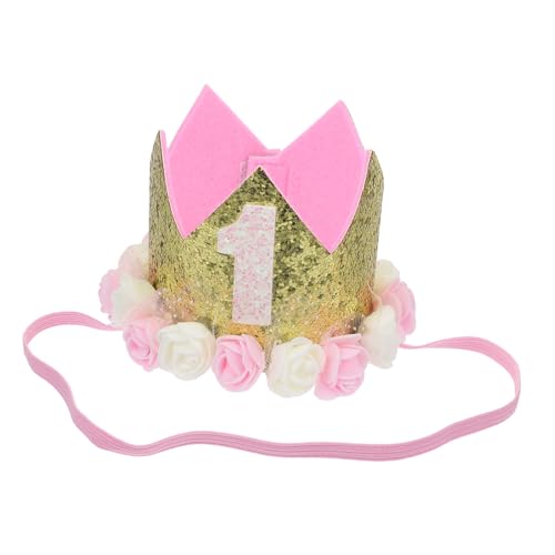 KONTONTY Geburtstagshut Für Jungen Und Mädchen Partykappe Kronen-design Kleinkinder Für Jungen Und Mädchen Mini-geburtstagshut Für KONTONTY Geburtstagshut Für Jungen Und Mädchen Partykappe Kronen-design Kleinkinder Für Jungen Und Mädchen Mini-geburtstagshut Für von KONTONTY